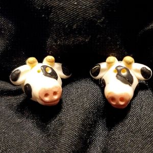 Cow Head Earings
